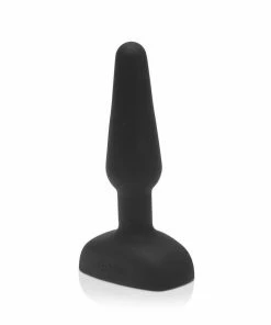 Anal Sex Toys B-vibe Trio Plug Black | 5 Inch Silicone Vibrating Butt Plug For Men