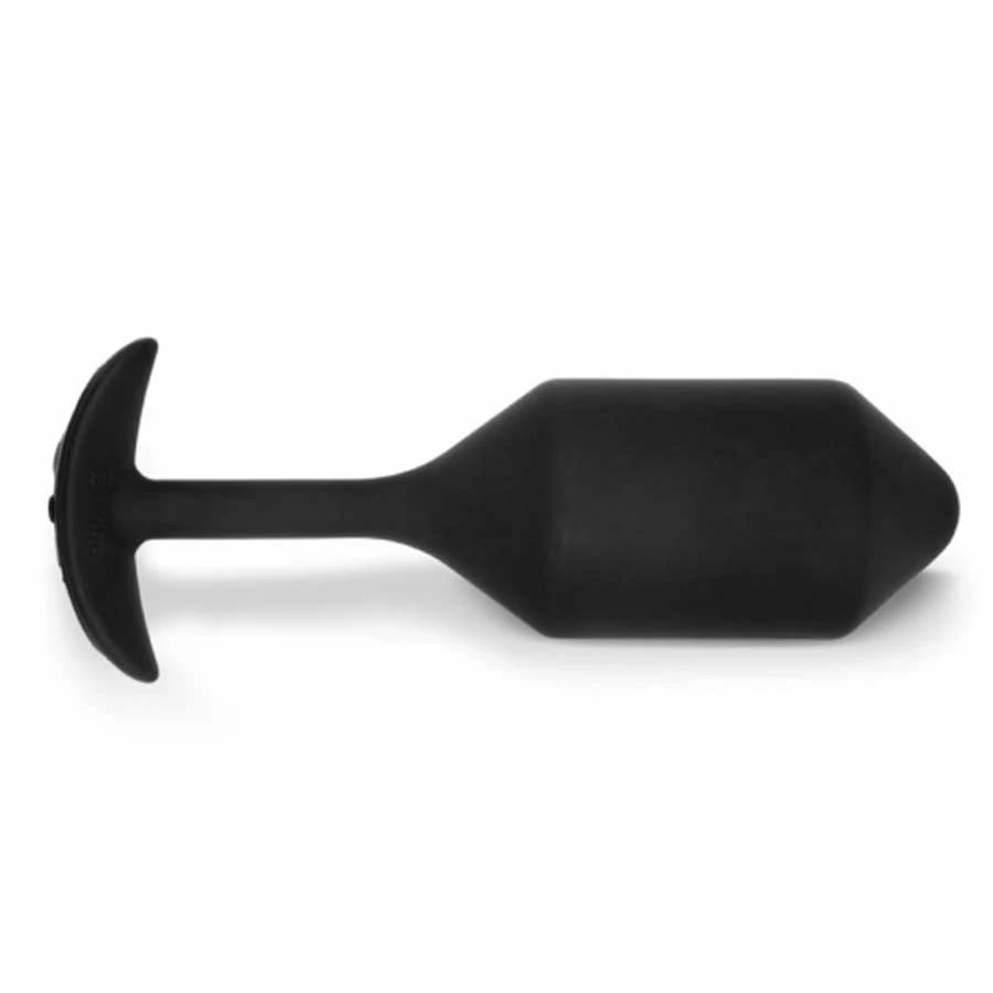 B-Vibe Vibrating & Weighted Snug Plug Black XL 5 B-Vibe Vibrating & Weighted Snug Plug Black XL