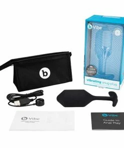 B-Vibe Vibrating & Weighted Snug Plug Black XL 13 B-Vibe Vibrating & Weighted Snug Plug Black XL