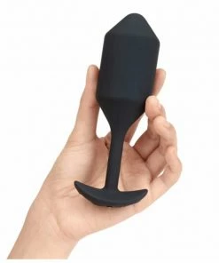 B-Vibe Vibrating & Weighted Snug Plug Black XL 12 B-Vibe Vibrating & Weighted Snug Plug Black XL