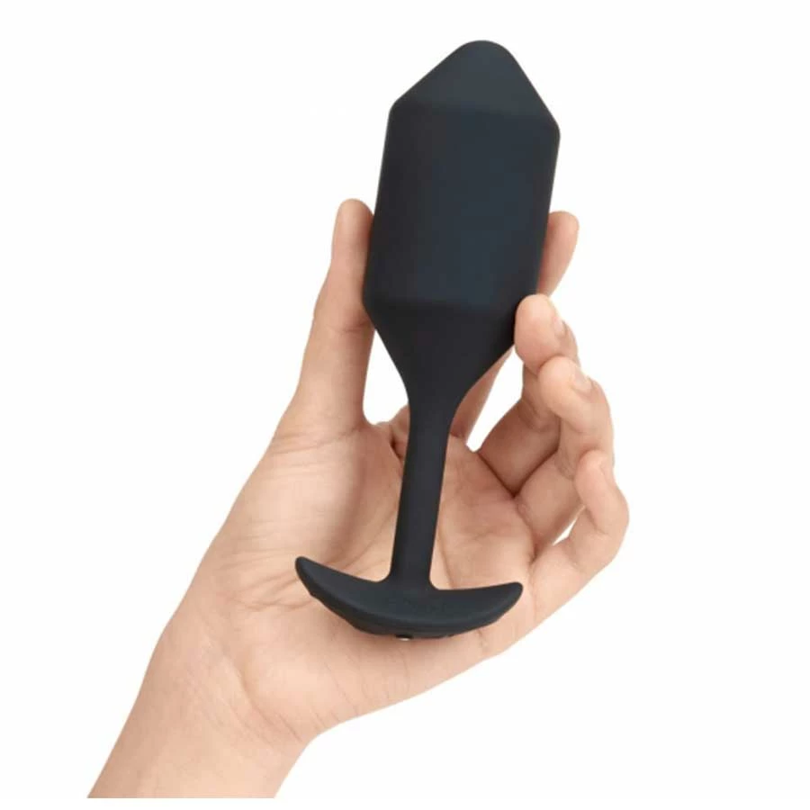 B-Vibe Vibrating & Weighted Snug Plug Black XL 6 B-Vibe Vibrating & Weighted Snug Plug Black XL