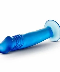 B Yours Small 6 Inch Anal Dildo With Suction Cup By Blush Novelties | Blue 13 B Yours Small 6 Inch Anal Dildo With Suction Cup By Blush Novelties | Blue