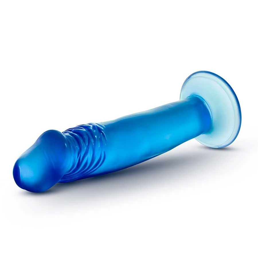 B Yours Small 6 Inch Anal Dildo With Suction Cup By Blush Novelties | Blue 6 B Yours Small 6 Inch Anal Dildo With Suction Cup By Blush Novelties | Blue