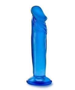 B Yours Small 6 Inch Anal Dildo With Suction Cup By Blush Novelties | Blue 12 B Yours Small 6 Inch Anal Dildo With Suction Cup By Blush Novelties | Blue