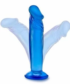 B Yours Small 6 Inch Anal Dildo With Suction Cup By Blush Novelties | Blue 15 B Yours Small 6 Inch Anal Dildo With Suction Cup By Blush Novelties | Blue