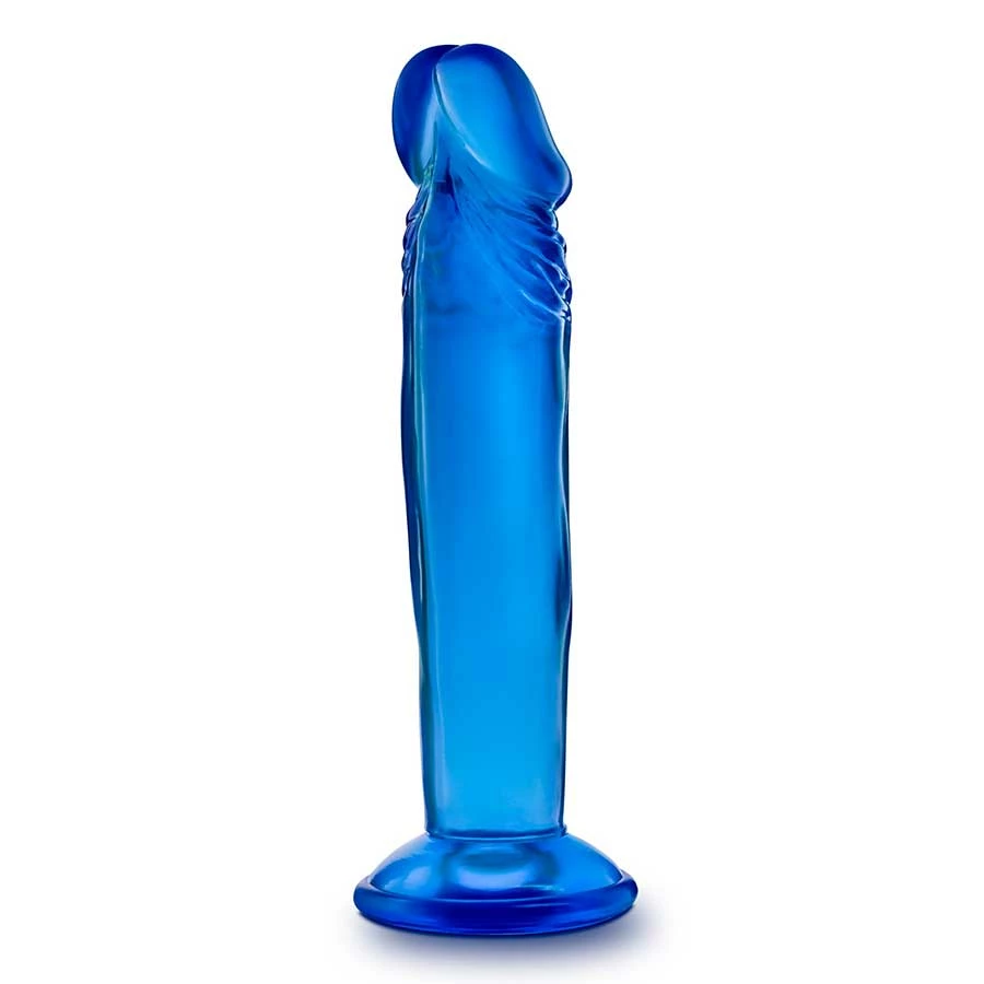 B Yours Small 6 Inch Anal Dildo With Suction Cup By Blush Novelties | Blue 4 B Yours Small 6 Inch Anal Dildo With Suction Cup By Blush Novelties | Blue