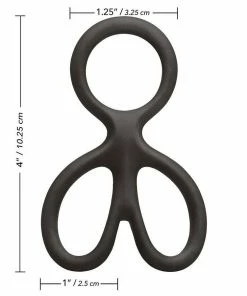 Cock Rings Ball Spreader | Silicone Cock And Ball Spreading Ring By Cal Exotics