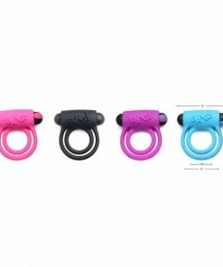 Bang Black Silicone Remote Control Vibrating Cock Ring And Bullet