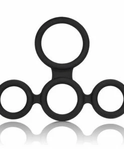 Cal Exotics Big Man's Spreader Silicone Erection And Scrotum Enhancing Cock Ring