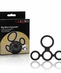 Cal Exotics Big Man's Spreader Silicone Erection And Scrotum Enhancing Cock Ring