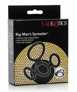 Cal Exotics Big Man's Spreader Silicone Erection And Scrotum Enhancing Cock Ring