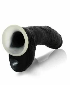 Pipedream Products Black Extreme Penis Sleeve Extension 10 Inch Hollow Strap On Sheath