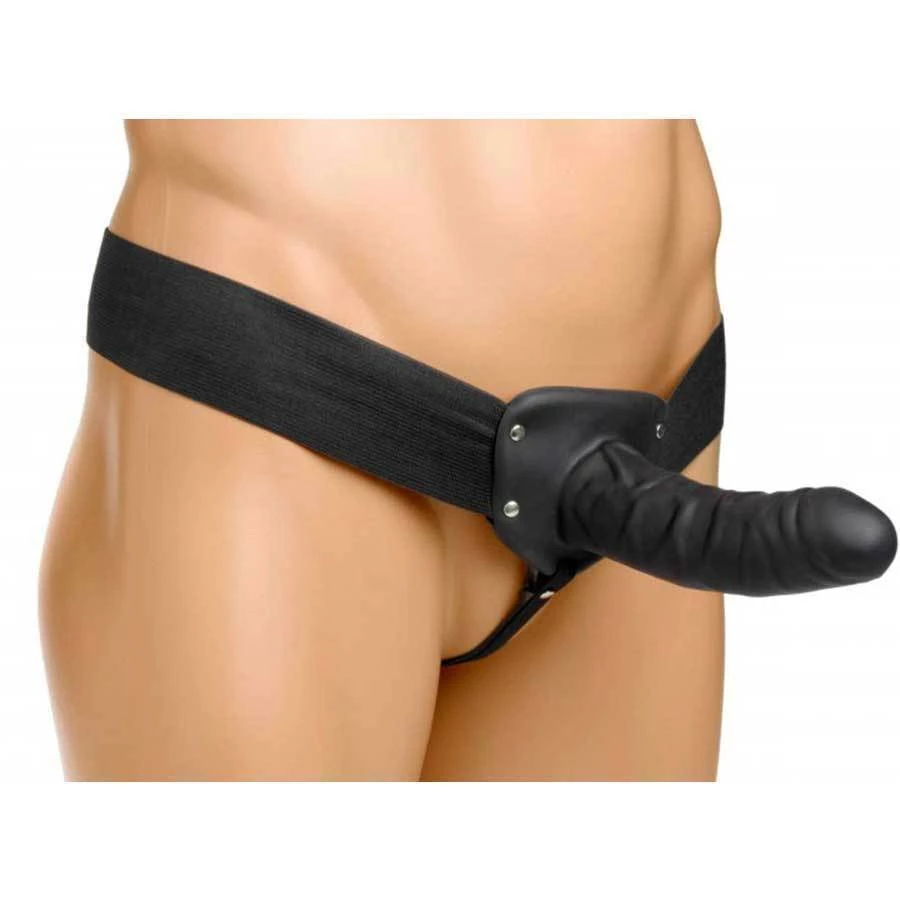 Size Matters Sheaths & Sleeves Black Penis Extension Sleeve 6 Inch Erection Assist Hollow Strap On 3 Size Matters Sheaths & Sleeves Black Penis Extension Sleeve 6 Inch Erection Assist Hollow Strap On
