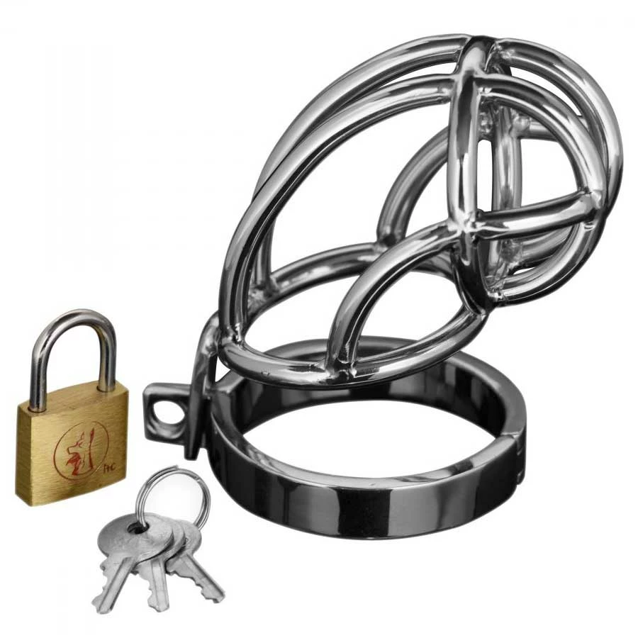 Captus 4 Inch Stainless Steel Locking Chastity Cage By Master Series Male Chastity And Cock Cages 4 Captus 4 Inch Stainless Steel Locking Chastity Cage By Master Series Male Chastity And Cock Cages