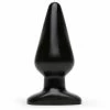 Doc Johnson Classic Large Black Butt Plug | Smooth Tapered Anal Plug With Base Anal Sex Toys