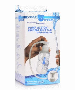 Clean Stream Pump Action Anal Enema And Douche Bottle With Comfort Tip 300 Ml By CleanStream