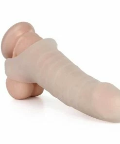 Perfect Fit Penis Extension Sleeve Fat Boy Thin Clear Cock Sheath (5.5 Inch Or 6.5 Inch) Sheaths & Sleeves