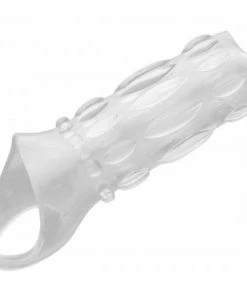Size Matters Clear Sensations 4.5 Inch Penis Girth Enhancing Sleeve For Men Sheaths & Sleeves