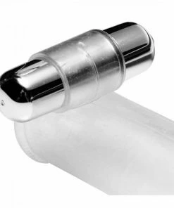 Clear Sensations Penis Extender Vibro Sleeve With Bullet By Size Matters Sheaths & Sleeves