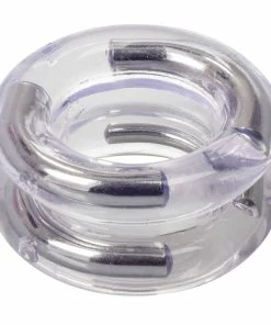 Clear Support Plus Double Stack Cock Ring By Cal Exotics