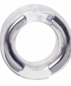 Clear Support Plus Double Stack Cock Ring By Cal Exotics