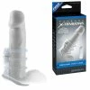 Pipedream Products Sheaths & Sleeves Clear Vibrating Cock Cage With Micro Bullet By Fantasy X-tensions