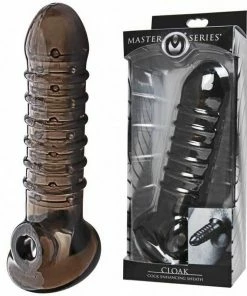 Master Series Sheaths & Sleeves Cloak Penis Sleeve Extender 7.5 Inch Cock Enhancing Sheath