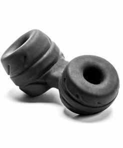 Cock Ring & Ball Stretcher Black Penis Enhancer By Perfect Fit Brand