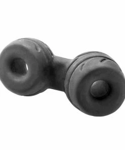 Cock Ring & Ball Stretcher Black Penis Enhancer By Perfect Fit Brand