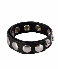 Cock Rings COLT Adjustable Leather Cock Ring | 8 Snap Fastener Strap