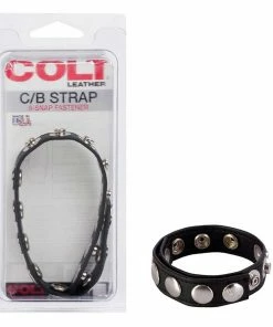 Cock Rings COLT Adjustable Leather Cock Ring | 8 Snap Fastener Strap