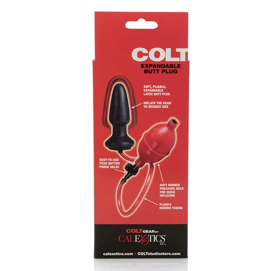 Colt Expandable Red Butt Plug For Men By Colt 6 Colt Expandable Red Butt Plug For Men By Colt