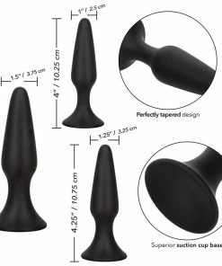 Anal Sex Toys Colt Silicone Anal Trainer Butt Plug Kit By Cal Exotics