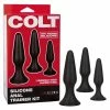 Anal Sex Toys Colt Silicone Anal Trainer Butt Plug Kit By Cal Exotics