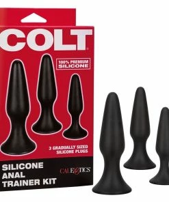 Anal Sex Toys Colt Silicone Anal Trainer Butt Plug Kit By Cal Exotics