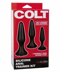 Anal Sex Toys Colt Silicone Anal Trainer Butt Plug Kit By Cal Exotics