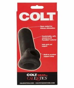 Colt Slammer Open Tip Black Cock Sheath For Men Sheaths & Sleeves