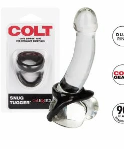 Colt Snug Tugger Penis Ring | Stretchy Double Cock Ring And Ball Strap Cock Rings