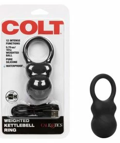 Colt Weighted Kettlebell Vibrating Cock Ring | 5.75 Oz Heavy Stretching Device
