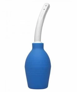 Clean Stream Deluxe Anal Douche And Enema 300 Ml Blue And White Bulb By CleanStream