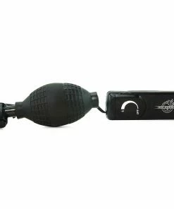 Anal Sex Toys Deluxe Wonder Vibrating & Inflating Butt Plug By Doc Johnson