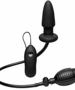 Anal Sex Toys Deluxe Wonder Vibrating & Inflating Butt Plug By Doc Johnson