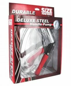 Size Matters Detachable Metal Penis Pump | Deluxe Trigger Grip Steel Hand Pump Penis Pumps