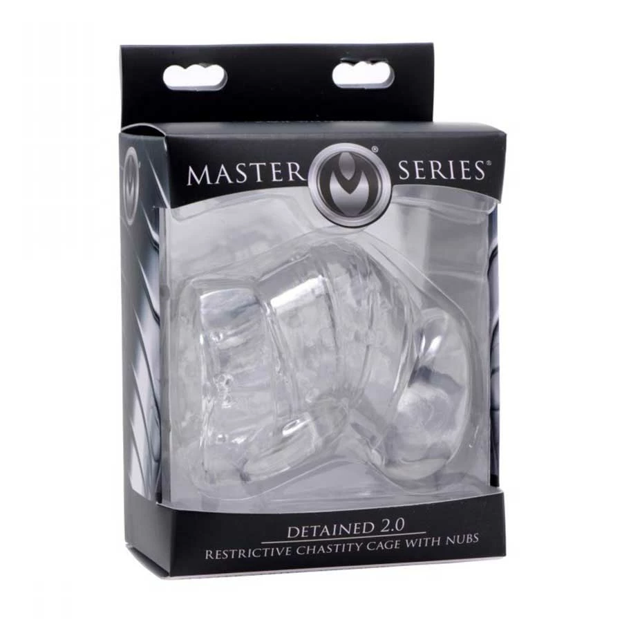 Detained 2.0 Restrictive 3 Inch Chastity Cage With Nubs By Master Series Male Chastity And Cock Cages 7 Detained 2.0 Restrictive 3 Inch Chastity Cage With Nubs By Master Series Male Chastity And Cock Cages