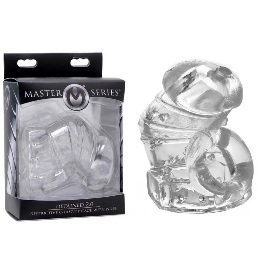 Detained 2.0 Restrictive 3 Inch Chastity Cage With Nubs By Master Series Male Chastity And Cock Cages 3 Detained 2.0 Restrictive 3 Inch Chastity Cage With Nubs By Master Series Male Chastity And Cock Cages