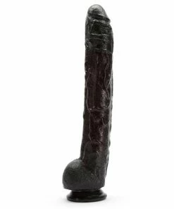 Doc Johnson Dick Rambone Dildo | 13.5 Inch Realistic Huge Anal Dildo (Black Or White)