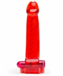 NassToys Cock Rings Double Penetrator Vibrating Cock Ring Red By Nass Toys
