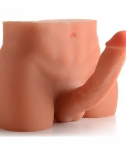 Anal Masturbators Double Up Dennis Realistic 3D Cock And Ass Sex Doll Torso By SexFlesh