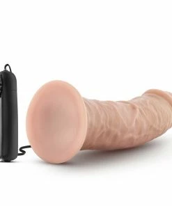 Dr. Skin Thick 8 Inch Dr. Joe Vibrating Suction Anal Dildo By Blush Novelties