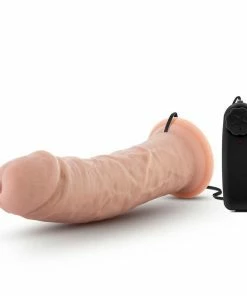 Dr. Skin Thick 8 Inch Dr. Joe Vibrating Suction Anal Dildo By Blush Novelties
